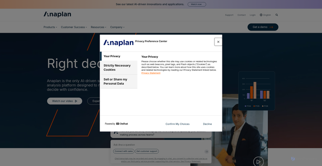 Security scan screenshot of https://anaplan.com