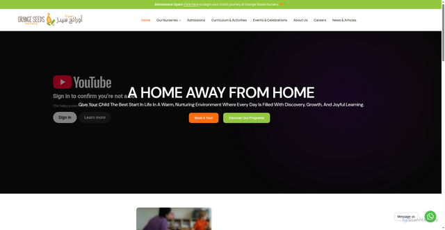 Security scan screenshot of https://orangeseedsnursery.com