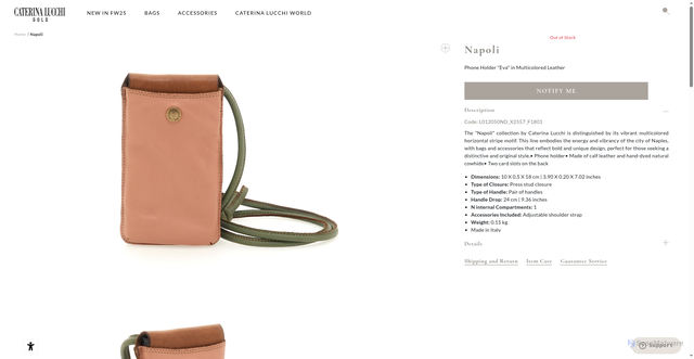 Security scan screenshot of https://www.caterinalucchi.com/cl_wo/napoli-l012050nd-x2557-f1801.html