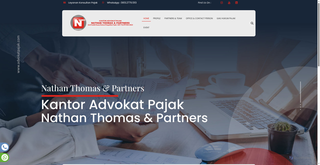 Security scan screenshot of http://www.advokatpajak.com/