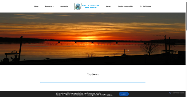 Security scan screenshot of https://louisianamo.gov/