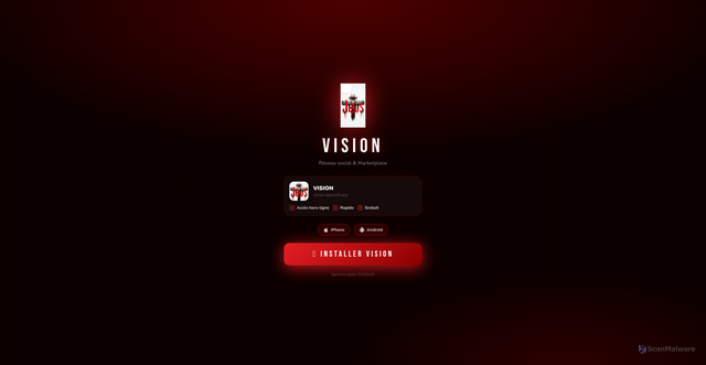 Security scan screenshot of https://visionnn-ezlxs9xotm.edgeone.app/
