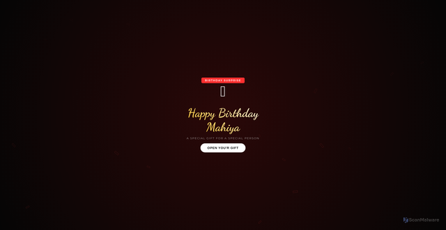 Security scan screenshot of https://birthdaycard-kzgvkv1dzl.edgeone.app/
