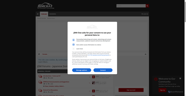 Security scan screenshot of https://jdmchat.com