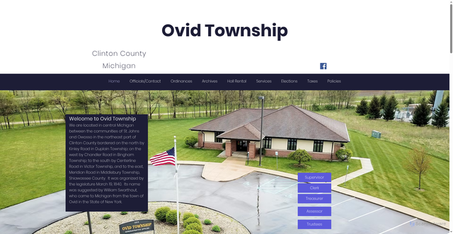 Security scan screenshot of https://www.ovidtwp.org/