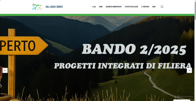 Security scan screenshot of https://www.gallaghiemonti.it/