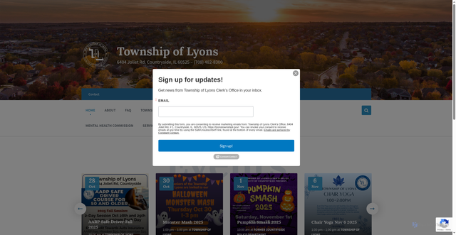 Security scan screenshot of https://lyonstownshipil.gov/