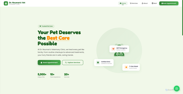 Security scan screenshot of https://petland-564qy561yk.edgeone.app/