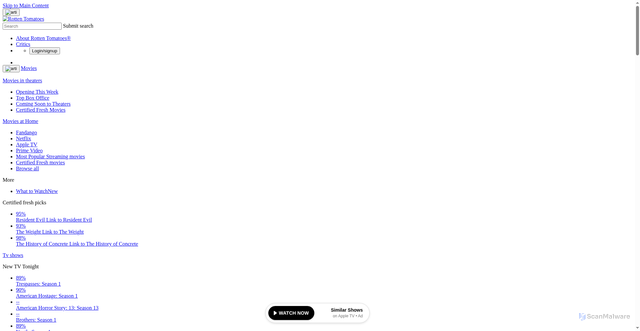 Security scan screenshot of https://static.rottentomatoes.com/m/fall