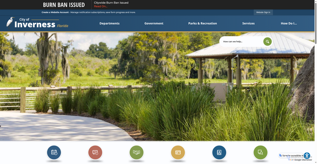 Security scan screenshot of https://inverness.gov/