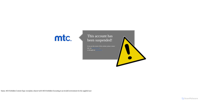 Security scan screenshot of https://mtcdevserver.com