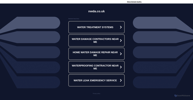 Security scan screenshot of http://www.nwda.co.uk/