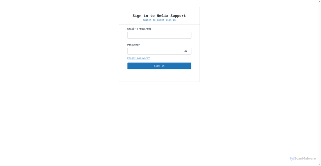 Security scan screenshot of bned.zendesk.com