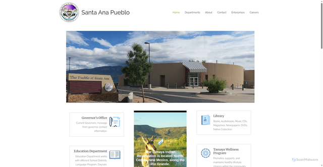 Security scan screenshot of https://santaana-nsn.gov/