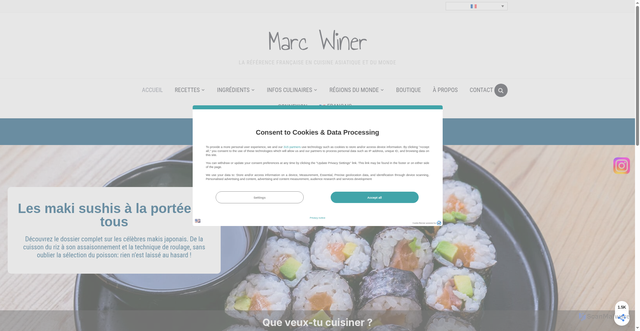 Security scan screenshot of https://marcwiner.com