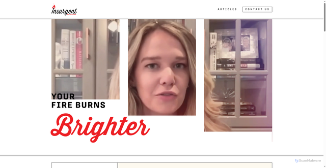 Security scan screenshot of https://www.insurgentstrategies.media/