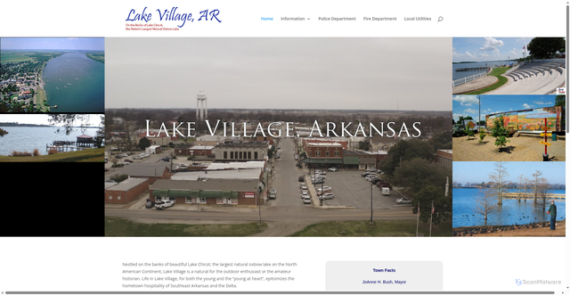 Security scan screenshot of https://lakevillagear.gov/