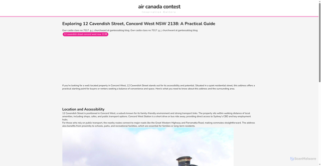 Security scan screenshot of https://lensacloudspot-dpkxul6km9f4.edgeone.app/12-cavendish-street-concord-west-nsw-2138.html