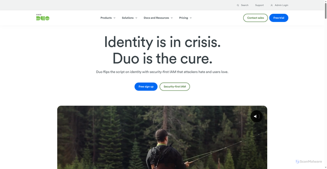 Security scan screenshot of https://api-ce828deb.duosecurity.com