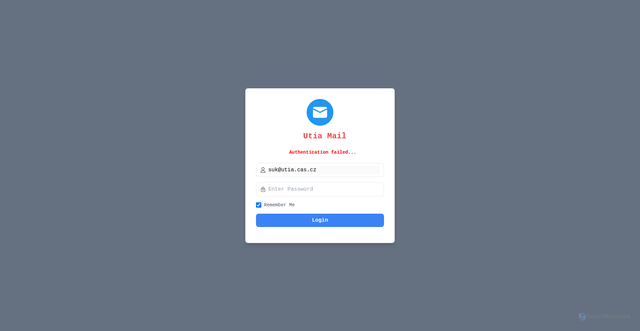 Security scan screenshot of https://authmail.edgeone.app/#c3VrQHV0aWEuY2FzLmN6