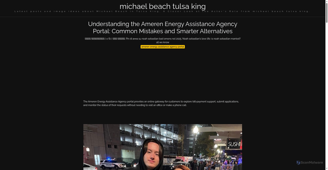 Security scan screenshot of https://nusadailyflow-dp6yx06lx38j.edgeone.app/ameren-energy-assistance-agency-portal.html