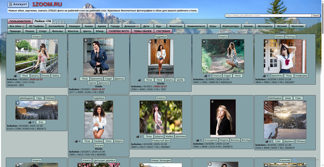 Security scan screenshot of https://s1.1zoom.ru