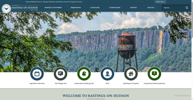 Security scan screenshot of https://hohny.gov/