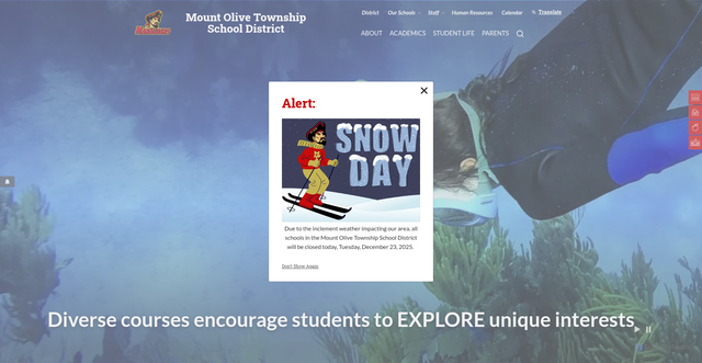 Security scan screenshot of https://www.motsd.org/