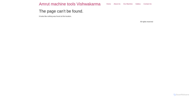 Security scan screenshot of https://amrutmachine.com/products/