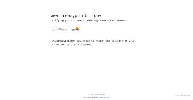 Security scan screenshot of https://www.breezypointmn.gov/