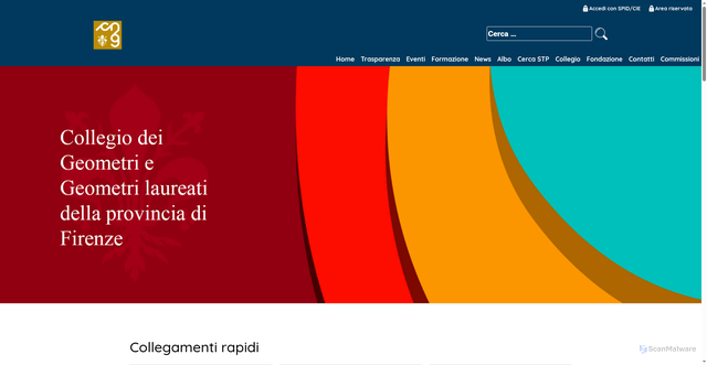 Security scan screenshot of https://www.geometrifirenze.it