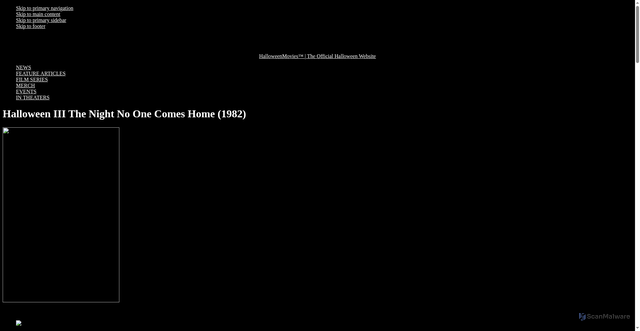 Security scan screenshot of https://halloweenmovies.com/films/halloween-iii-1982/