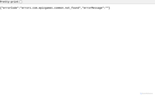 Security scan screenshot of https://mesh-public-service-live.ol.epicgames.com/