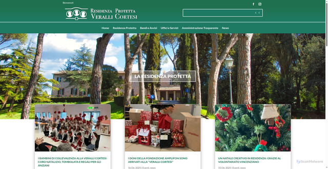 Security scan screenshot of https://www.verallicortesi.it/site/