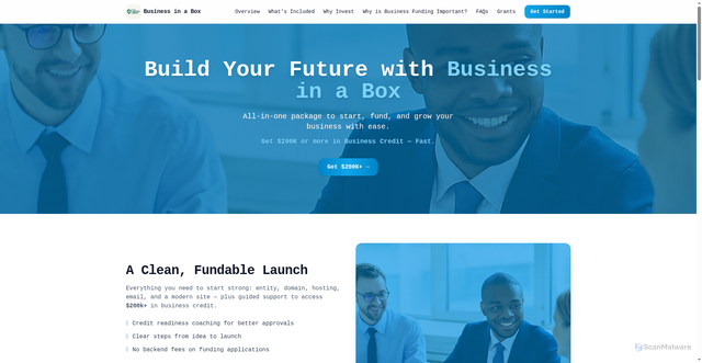 Security scan screenshot of http://itsafreshstartcredit.com/index.html