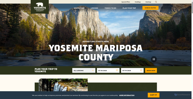 Security scan screenshot of https://yosemite.com