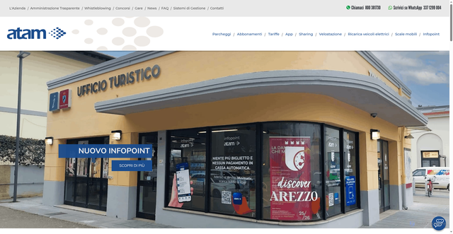 Security scan screenshot of https://www.atamarezzo.it