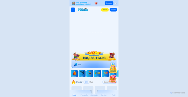 Security scan screenshot of http://fg366.vip/