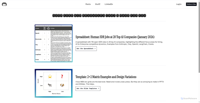 Security scan screenshot of https://adamgtm.com/stuff