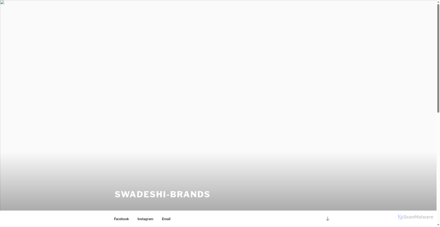 Security scan screenshot of https://swadeshi-brands.com