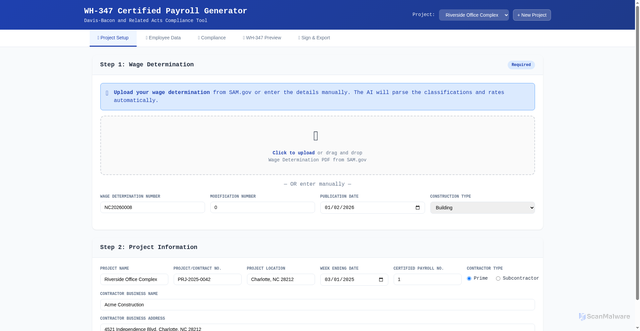 Security scan screenshot of https://payrollproof-kq63xkas87.edgeone.app/