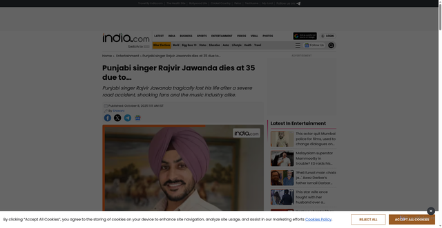 Security scan screenshot of https://www.india.com/entertainment/punjabi-singer-rajvir-jawanda-dies-at-35-due-to-8120991/