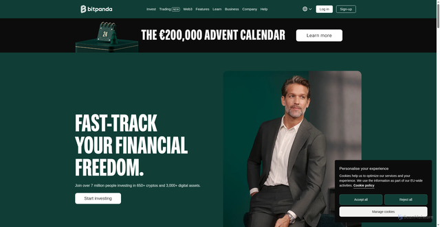 Security scan screenshot of https://href.li/?https://bitpanda.com/