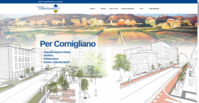 Security scan screenshot of https://www.percornigliano.it/