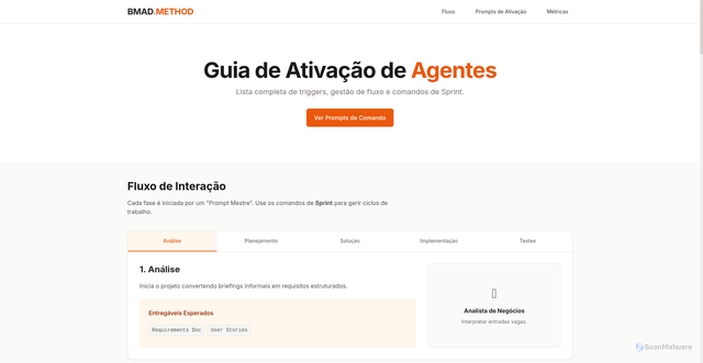 Security scan screenshot of https://bmadmethod-t7zwtty4h9.edgeone.dev/