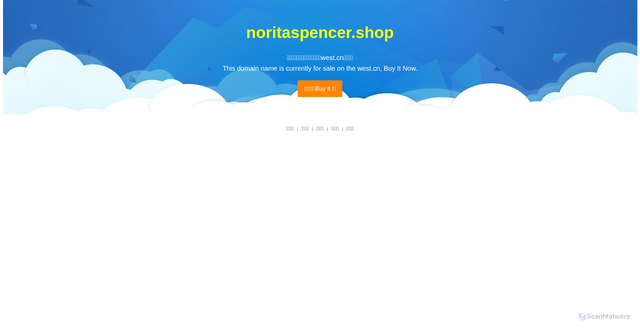 Security scan screenshot of http://noritaspencer.shop/