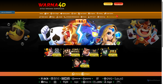 Security scan screenshot of https://apkwarna4d1.xyz/desktop/game/tablegame/jili