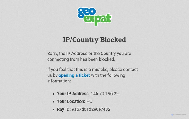 Security scan screenshot of https://geoexpat.com/forum/newpostinthread369945.html