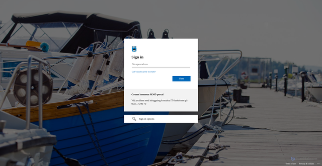 Security scan screenshot of https://grums-my.sharepoint.com/:u:/g/personal/ewa_lundqvist_grums_se/IQCP0i1Y8ll8QqIn9GedsA4fAQAirB3b2EJ_XftYW3BUlzE?e=fB4YuH