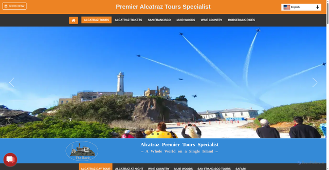 Security scan screenshot of https://www.alcatraztoursf.com/